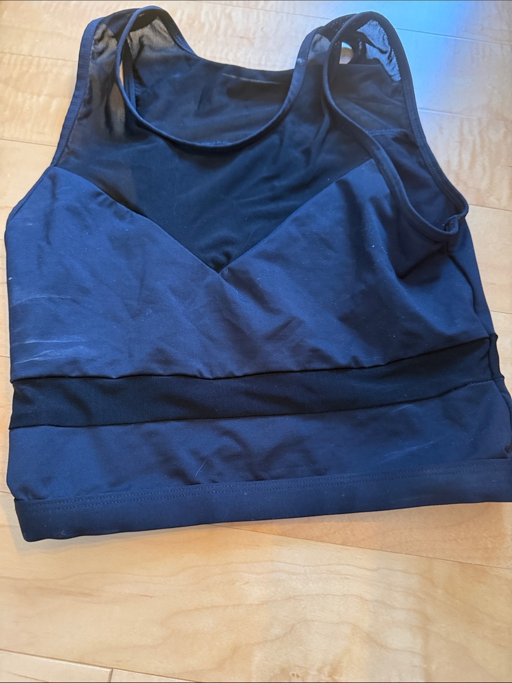 Varley Women's Black Sports Bra with Mesh Back